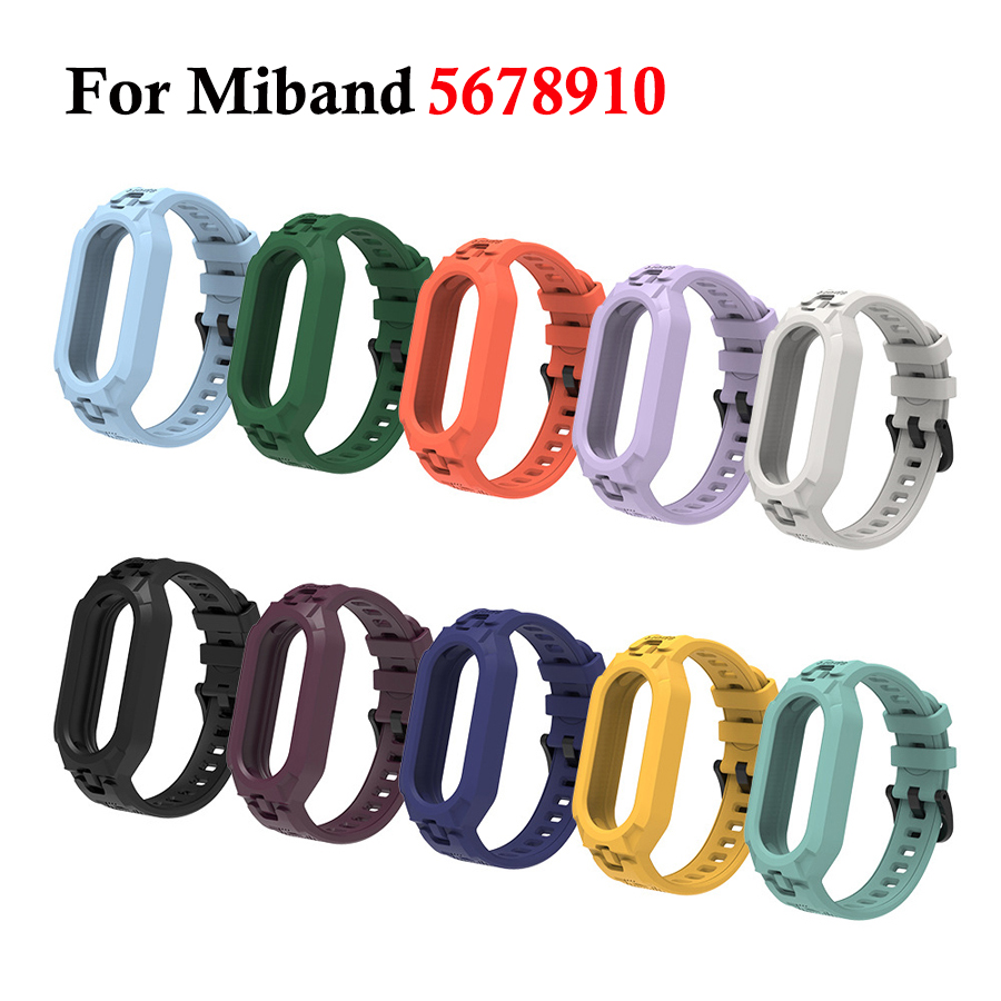 Health Wellness Bracelet - Silicone Strap for Xiaomi Mi Band