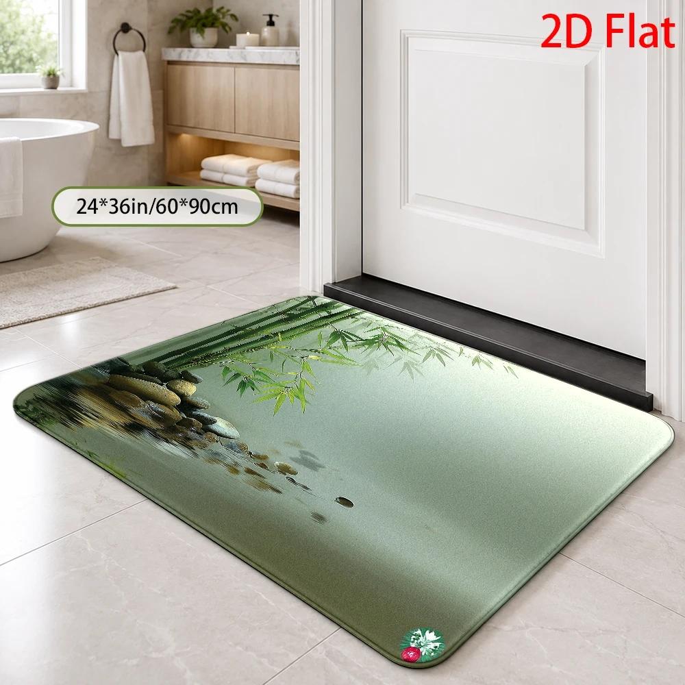 Waterproof Bathroom Bath Rug M - Bamboo Bath Mat review and price