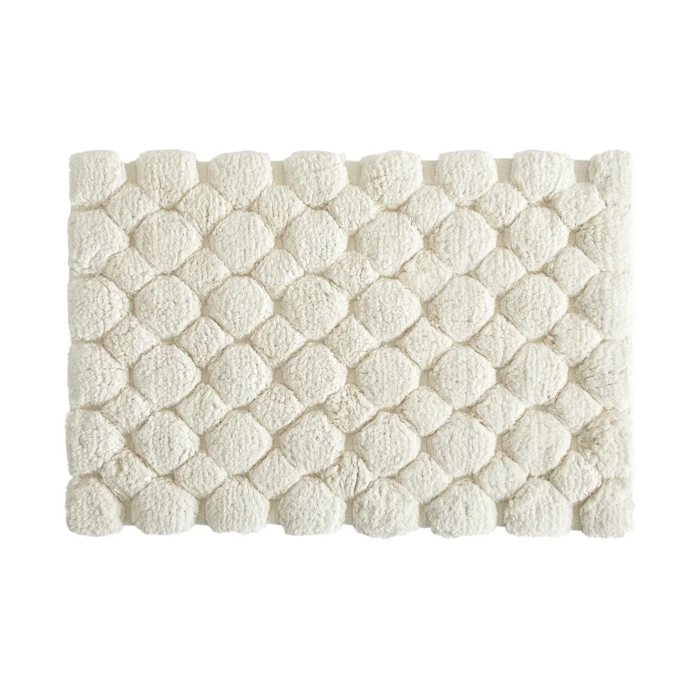 Ivory 2-Piece Cotton Bath Rug  - Bamboo Bath Mat review and price