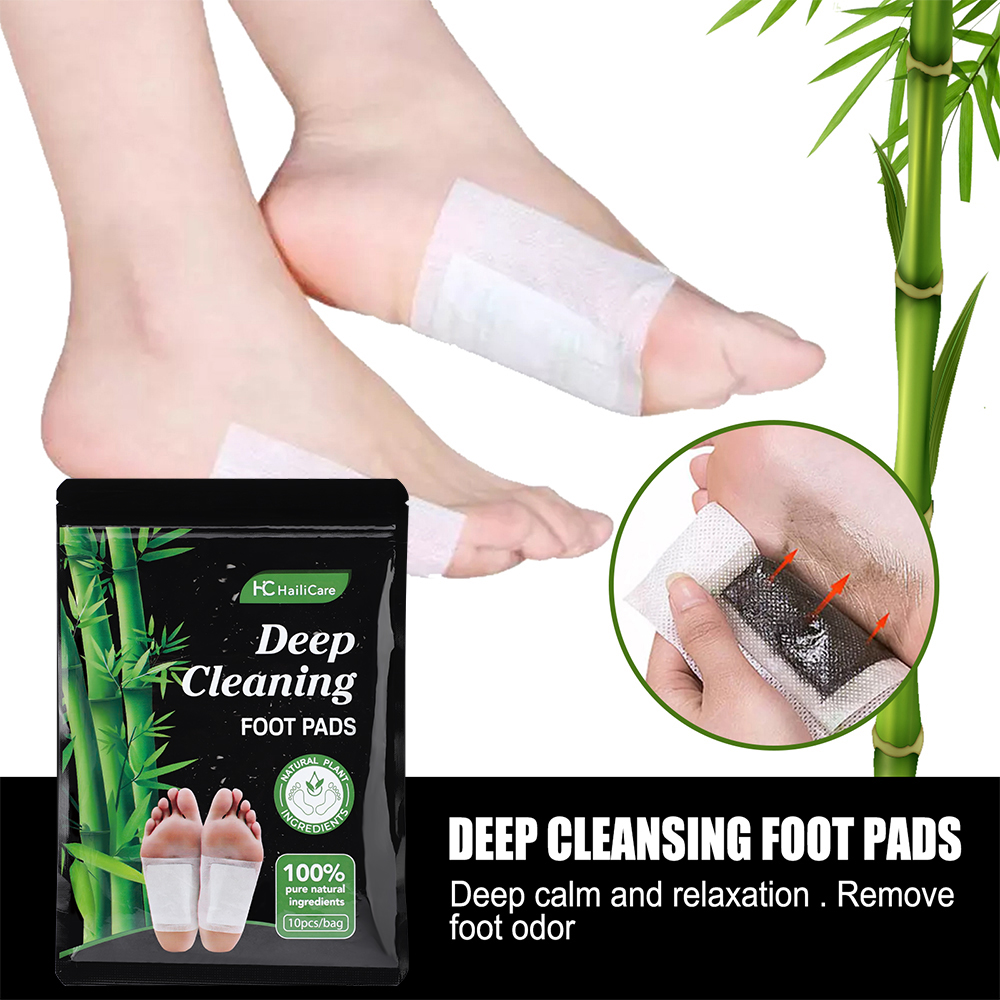 10pcs Mugwort Bamboo Charcoal  - Detox Foot Patch review and price