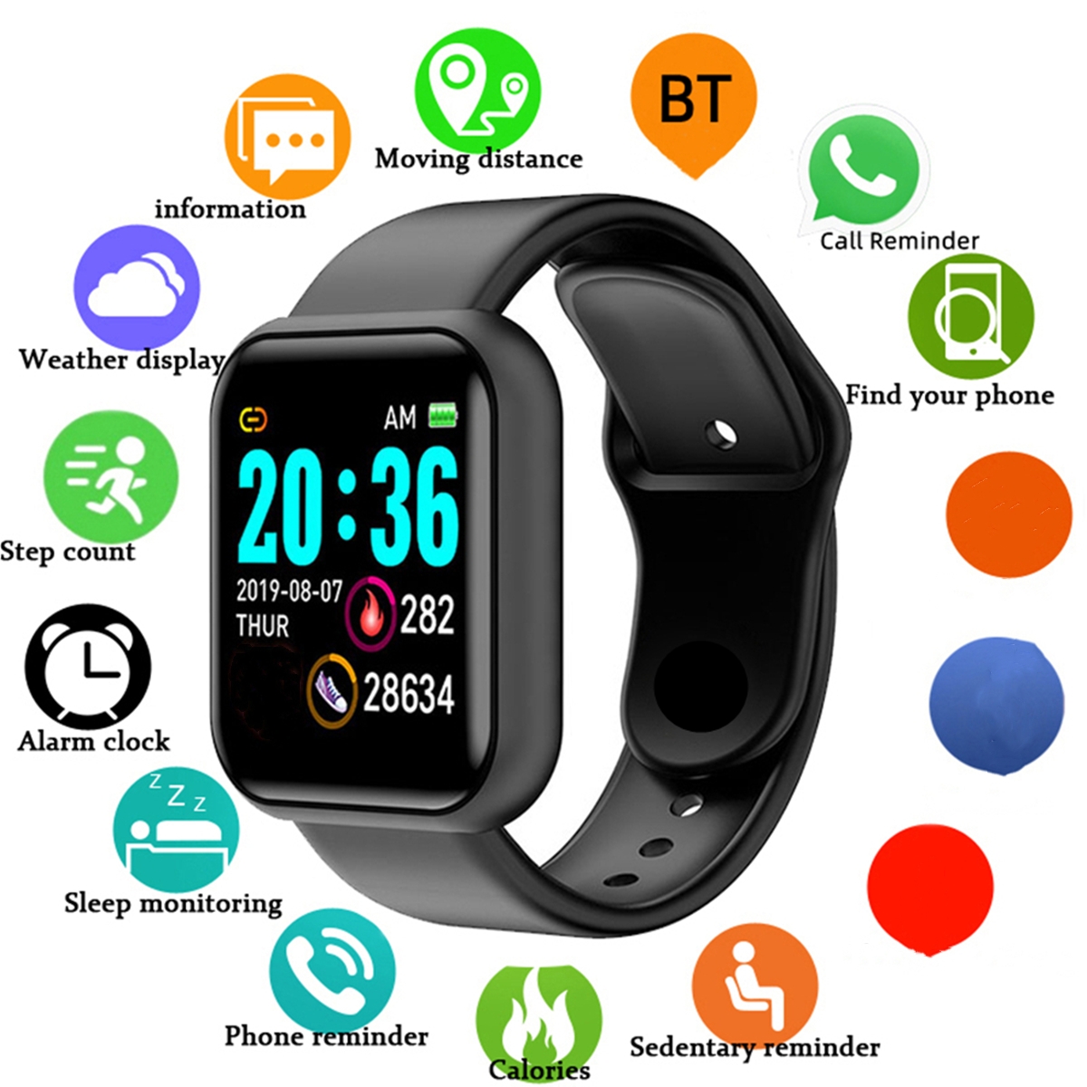 Men Smart Watches Color Screen - Health Wellness Bracelet review and price
