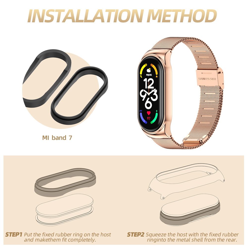 Strap For Mi Band 11 10 9 8 7  - Health Wellness Bracelet review and price