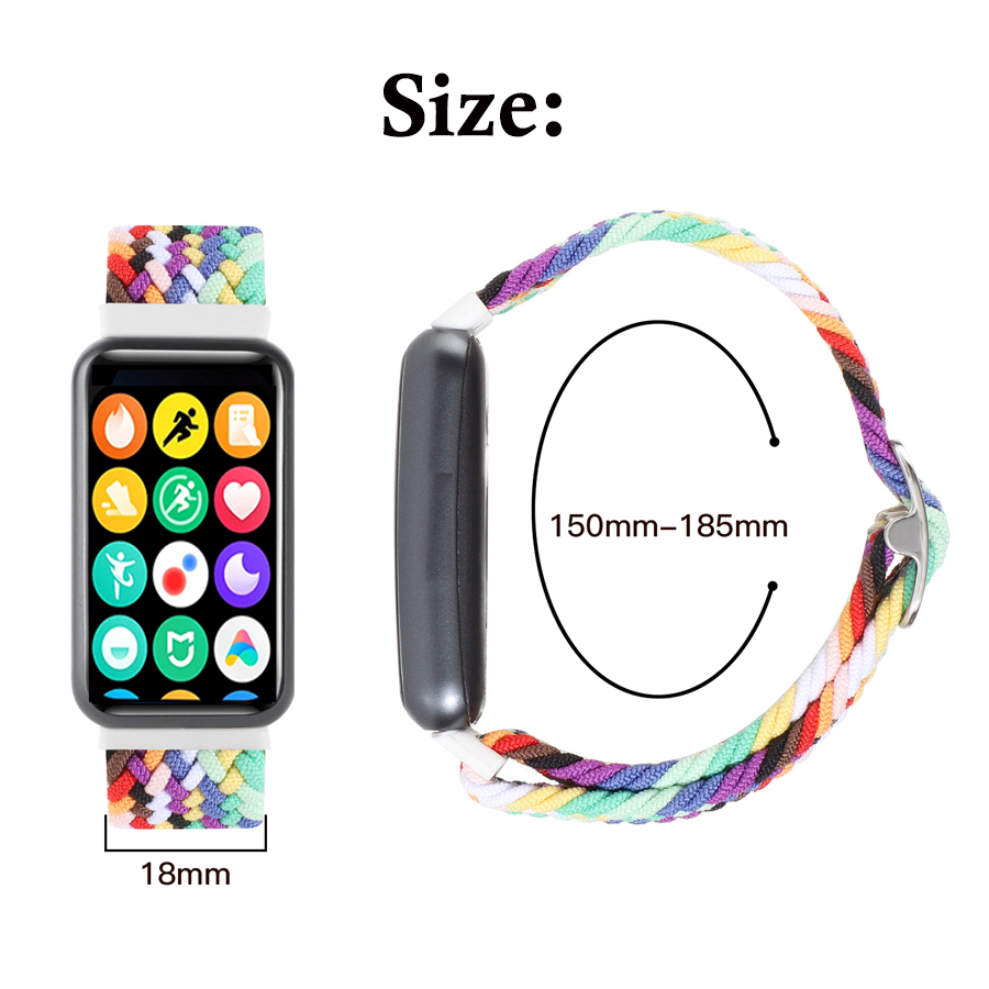 Nylon Braided Strap for Xiaomi - Health Wellness Bracelet review and price