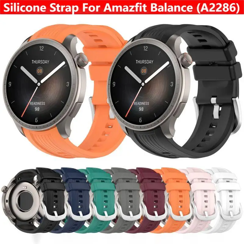 Silicone Strap for Amazfit Bal - Health Wellness Bracelet review and price