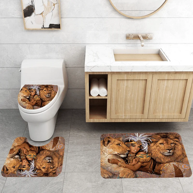 Regal Royal Lion and Queen Maj - Bamboo Bath Mat review and price